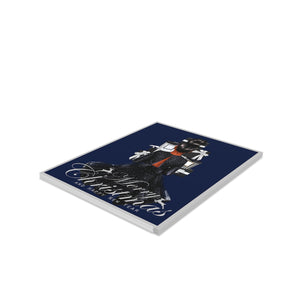 Christmas Cheer Melanin Greeting card