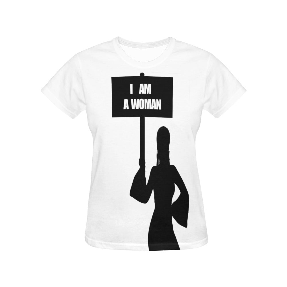 I Am A WOMAN All Over Print T-Shirt for Women