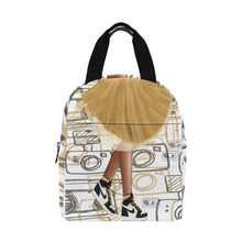 Load image into Gallery viewer, Glam and Sneakers Zipper Lunch Bag
