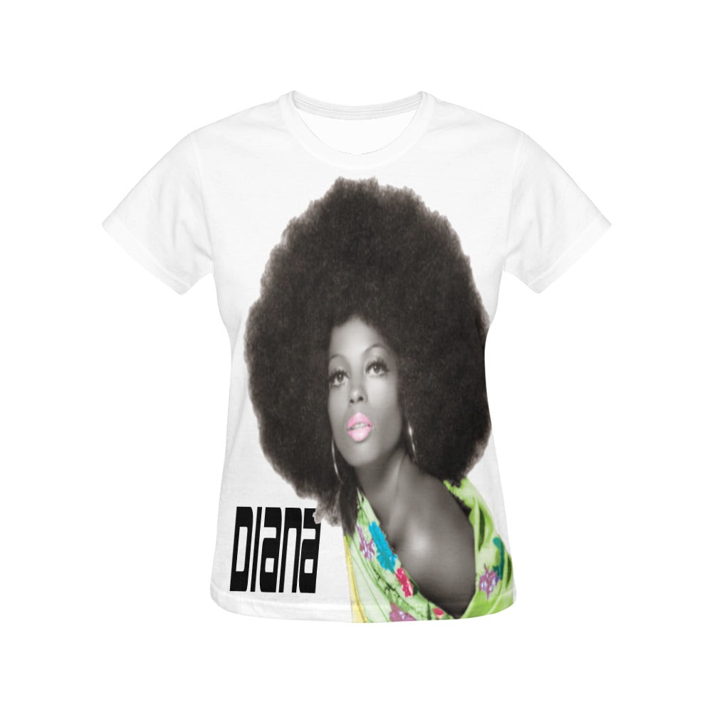 MS. ROSS All Over Print T-Shirt for Women
