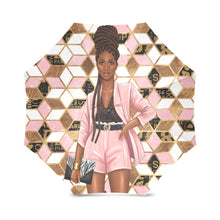Load image into Gallery viewer, Fashion Girl Foldable Umbrella
