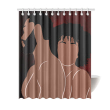Load image into Gallery viewer, Black Love Shower Curtain
