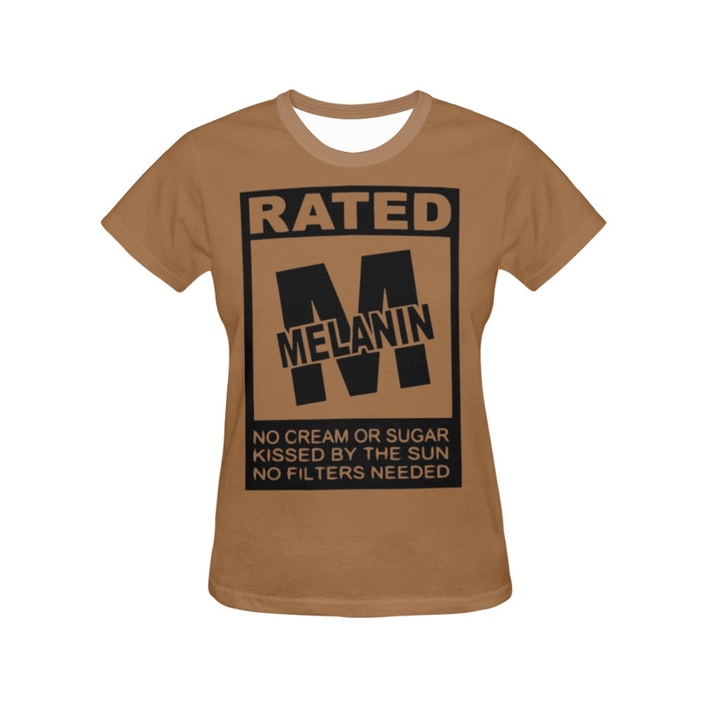 Rated M All Over Print T-Shirt for Women