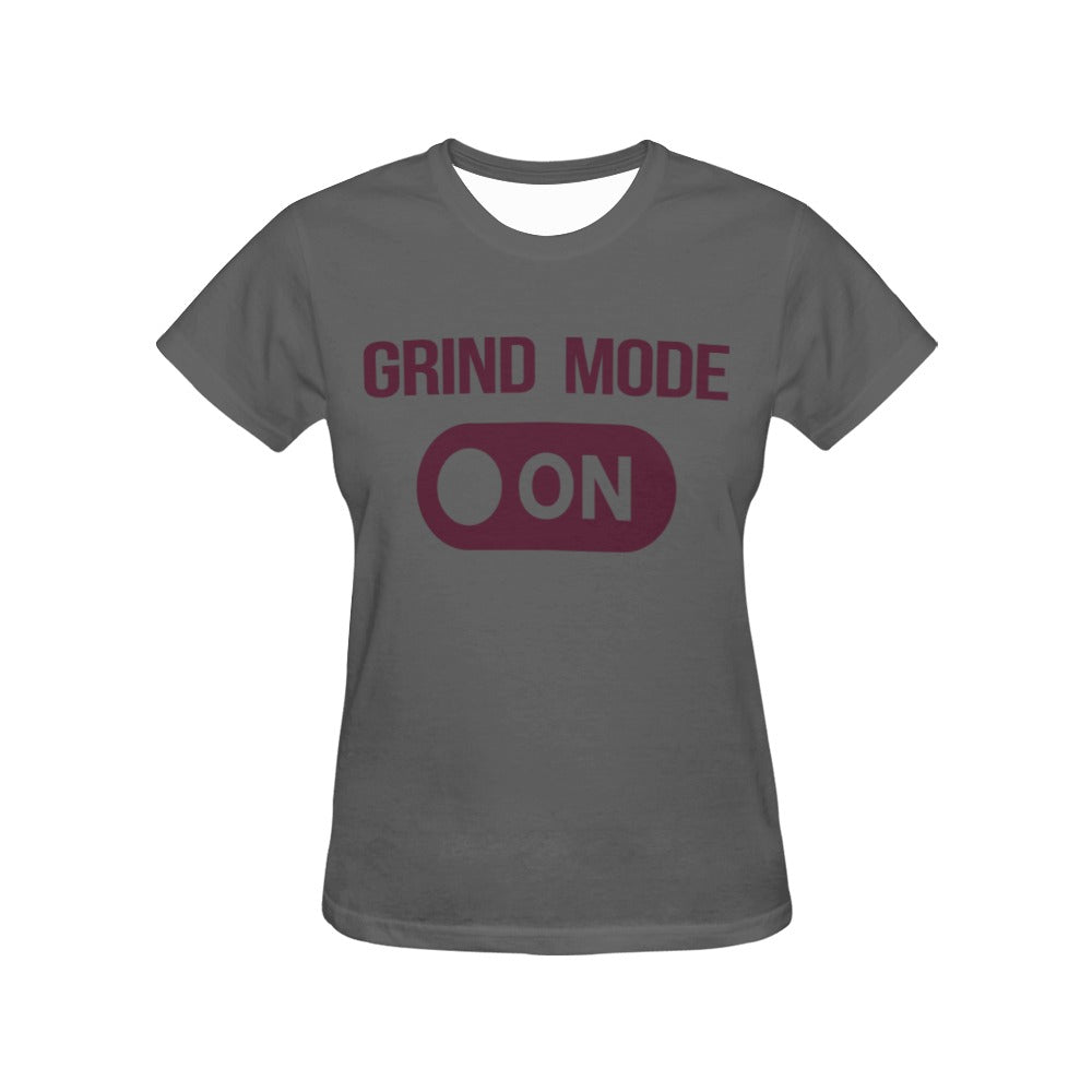 Grind Mode All Over Print T-Shirt for Women