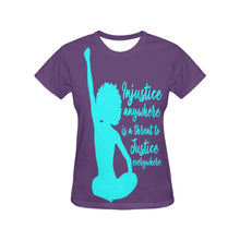 Load image into Gallery viewer, Injustice All Over Print T-Shirt for Women
